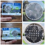 Moeda Holanda - 5 euros - Ano 2014 - Cobre banhado em prata  - 10,5g - 29 mm - KM# 358 -  BLISTER OFICIAL. Séries: UNESCO World Heritage
