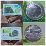 Moeda Holanda - 5 euros - Ano 2013 - Cobre banhado em prata  - 10,5g - 29 mm - KM# 333 -  BLISTER OFICIAL. 100º aniversário do Palácio da Paz
