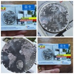 Moeda Holanda - 5 euros - Ano 2013 - Cobre banhado em prata  - 10,5g - 29 mm - KM# 336 -  BLISTER OFICIAL. Séries: Europa Star