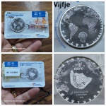 Moeda Holanda - 5 euros - Ano 2012 - Cobre banhado em prata  - 10,5g - 29 mm - KM# 321 -  BLISTER OFICIAL. Séries: UNESCO World Heritage