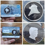 Moeda Holanda - 5 euros - Ano 2015 - Cobre banhado em prata  - 10,5g - 29 mm - KM# 364 -  BLISTER OFICIAL. 200 anos da batalha de Waterloo