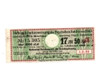 II GUERRA MUNDIAL - Cupom de racionamento do Terceiro Reich. Esse item não Promove ou glorifica viol