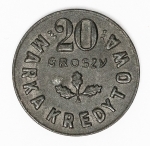 Numismática - Magnífica peça proveniente de coleção adquirida na Alemanha, fruto de anos de garimpo. Oportunidade - Notgeld.
Idem - 20 Groszy - 50 P - Polônia - Perfeito estado - Duplo valor, rara