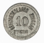 Numismática - Magnífica peça proveniente de coleção adquirida na Alemanha, fruto de anos de garimpo. Oportunidade - Notgeld.
Gefangenenlager - Zwickau - 10 Zwickau/10 Pfennig - Raríssima peça do Campo de Prisioneiros de Zwickau na Alemanha - Perfeito estado