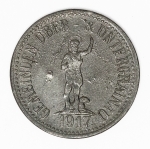 Numismática - Magnífica peça proveniente de coleção adquirida na Alemanha, fruto de anos de garimpo. Oportunidade - Notgeld.
10 Pfennig - 1917 - Válida por 6 meses após o fim da guerra - Untergrainau - Baviera