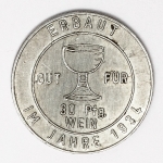 Numismática Alemanha - 30 Pfennig de vinho - 1934