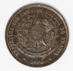 Numismática Brasil - 20 Réis `Vintem poupado, vintem ganho` - Proveniente de coleção.
1904 - Linda