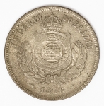 Numismática Brasil - 200 Réis - 1876 - Rara - 2 º melhor da série - Oportunidade
