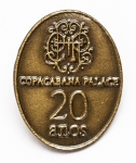 Copacabana Palace, 20 anos - Pin - 25x18mm