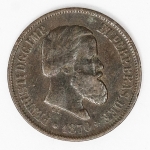 Numismática Brasil - 20 (Vinte) Réis - 1870 - Melhor da série