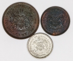 Numismática Serra Leoa - 3 peças