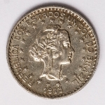 Numismática Brasil - 1000 Réis - 1913 - Perfeita