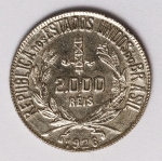 Numismática Brasil - 2000 Réis, 1926
