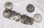 Numismática Brasil - Pacotinho original de 1 centavo de 1981 - Sojinha - Com 10 peças - Cotação crescente