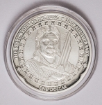 Numismática Nova Zelândia - One Dollar - Onça de prata - 2021 - Boromir - Altíssima cotação