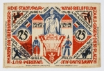 Numismática Alemanha - Notgeld em seda - Perfeita