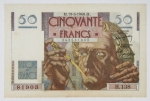 Numismática França - 50 Francos - 1949 - Rara Peça - Pick 127B