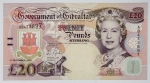 Numismática Gibraltar - 20 Libras - 2006