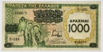Numismática Grécia - 1000 Dracmas - 1939