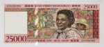 Numismática Madagascar - 25.000 Francos 