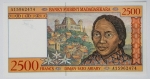 Numismática Madagascar - 2.500 Francos 