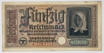 Numismática Alemanha - 50 Reichsmark, 1939 - II Guerra