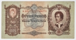 Numismática Hungria - 20 Pengo - 1932 - Bela cédula