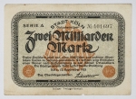 Numismática Alemanha - Cédula do Pós Guerra e Inflacionário. Fez parte de importante coleção europeia.
Vale ressaltar que será apregoada individualmente. Não catalogamos as peças mas aconselhamos para maiores informações Deutsches Notgeld de Anton Geiger, 1918-21 e 1914-15 de Hans Jurg
Grande oportunidade para possibilidade de peças inéditas, raras e belas. Aconselhamos análise apurada!!
2 Bilhões de Marcos - Rara - Köln - 1923