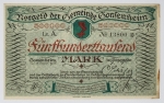 Numismática Alemanha - Cédula do Pós Guerra e Inflacionário. Fez parte de importante coleção europeia.
Vale ressaltar que será apregoada individualmente. Não catalogamos as peças mas aconselhamos para maiores informações Deutsches Notgeld de Anton Geiger, 1918-21 e 1914-15 de Hans Jurg
Grande oportunidade para possibilidade de peças inéditas, raras e belas. Aconselhamos análise apurada!!
500.000 Marcos, 1923 - Gonsenhein