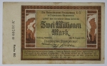 Numismática Alemanha - Cédula do Pós Guerra e Inflacionário. Fez parte de importante coleção europeia.
Vale ressaltar que será apregoada individualmente. Não catalogamos as peças mas aconselhamos para maiores informações Deutsches Notgeld de Anton Geiger, 1918-21 e 1914-15 de Hans Jurg
Grande oportunidade para possibilidade de peças inéditas, raras e belas. Aconselhamos análise apurada!!
2 Milhões de Marcos - Duisburg, 1923