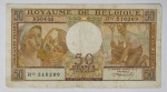 Bélgica - 50 Frank, 1956 - Linda cédula