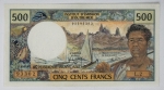 Tahiti - Papeete - 500 Francos, 1985