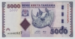 Tanzânia - 5000 Shilingi - 2010 - Flor