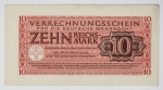 Alemanha - 10 Reichsmark, 1944 - Plena II Guerra para o exército alemão - PM40 - Excelente estado