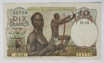 África Francesa - French West África - 10 Francos, 1948 - P.37