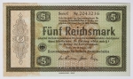 Alemanha - 5 Reichsmark, 193 - Perfeita com microperfuração `Wertlos`