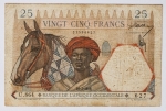 French West Africa - 25 Francs, 1938 - P22