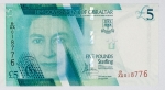 Gibraltar - 5 Libras - 2020 - Flor de estampa