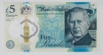 Inglaterra - 5 Libras, 2023 - Flor de estampa