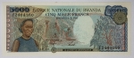 Rwanda -- 5000 Francos, 1988 