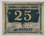 França - Notgeld - 25 Centimes de Troyes