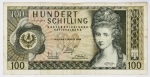 Áustria - 100 Schilling, 1969
