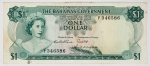 Bahamas - One Dollar, 1974