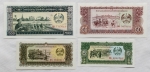 Laos - 4 peças - 5, 10, 50 e 100 Kip
