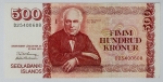 Iceland - 500 Kronur - Flor de estampa