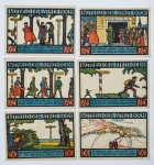 Alemanha - Notgeld - Conjunto proveniente de magnífica coleção europeia não tropicalizadas - Peças selecionadas - Goch - 6 peças raras