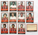 Figurinhas - Cards Ping-Pong - Estimadas peças do futebol brasileiro - Grande procura e cotação crescente - 65x90mm - Final dos anos 70-1979 até 1980 - Peças já com mais de 50 anos!! Oportunidade. Atenção, aconselhamos análise apurada. Botafogo F.C. - 12 Peças