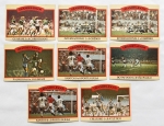 Figurinhas - Cards Ping-Pong - Estimadas peças do futebol brasileiro - Grande procura e cotação crescente - 65x90mm - Final dos anos 70-1979 até 1980 - Peças já com mais de 50 anos!! Oportunidade. Atenção, aconselhamos análise apurada. Grandes Jogos - 8 peças com repetição