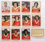 Figurinhas - Cards Ping-Pong - Estimadas peças do futebol brasileiro - Grande procura e cotação crescente - 65x90mm - Final dos anos 70-1979 até 1980 - Peças já com mais de 50 anos!! Oportunidade. Atenção, aconselhamos análise apurada - S.C Internacional - 12 peças