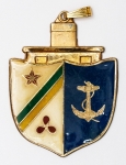 Numismática Brasil - Medalha garra e coragem - metal e esmaltes - 50x40mm - Veteranos, Niterói